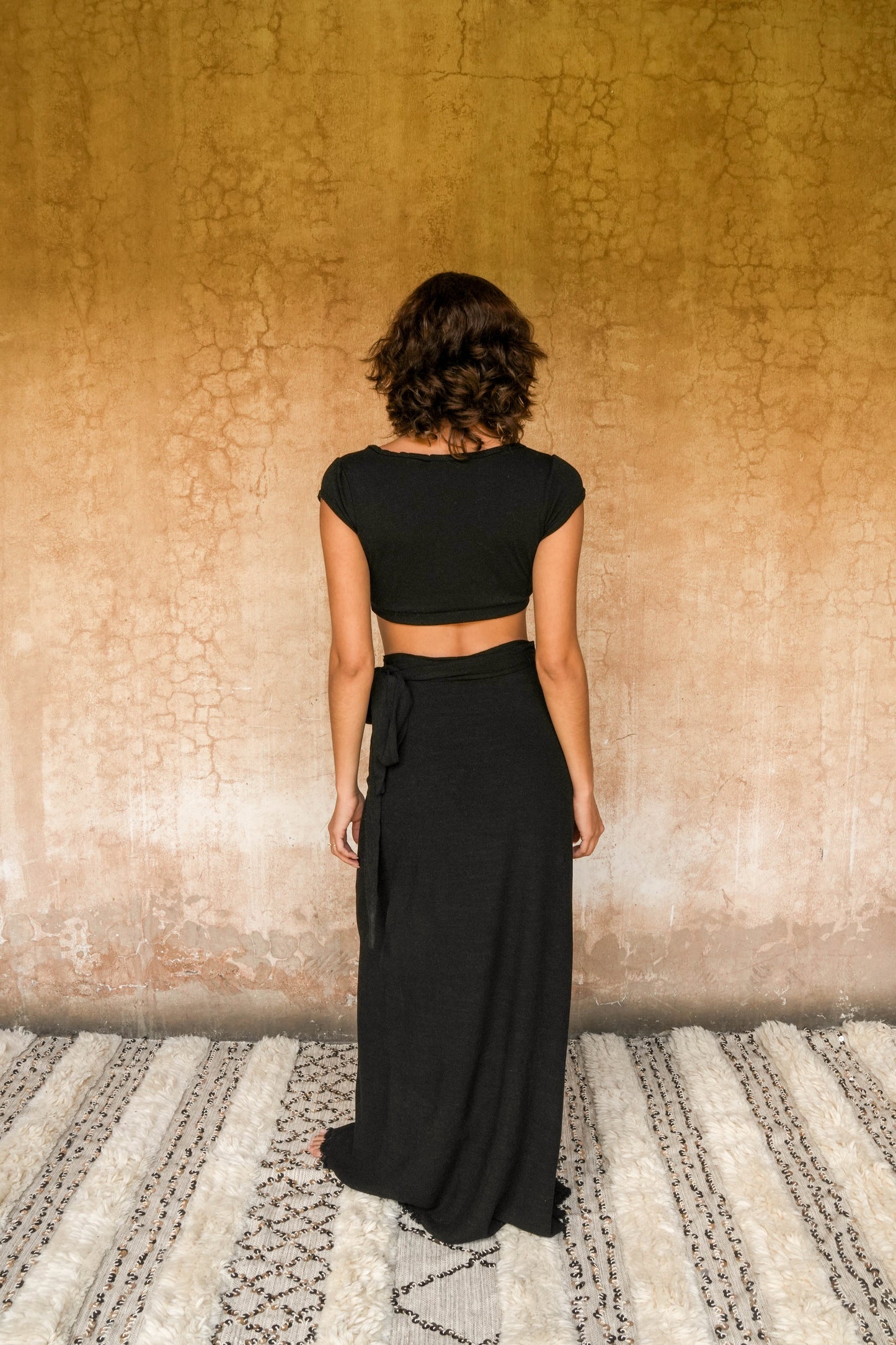 Solana wrap skirt